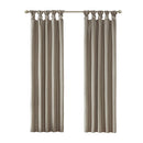 Twist Tab Total Blackout Window Curtain Panel Pewter 50x84