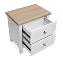 Windmill Harbour - Drawer Nightstand - White Whisp And Sand by Unique Piece Furniture