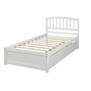 Platform Storage Bed Wood Bed Frame With Two Drawers And Headboard by Unique Piece Furniture