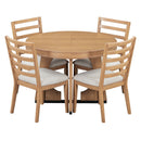 Round Dining Table Set For 4 With Chairs by HouseOfZazla