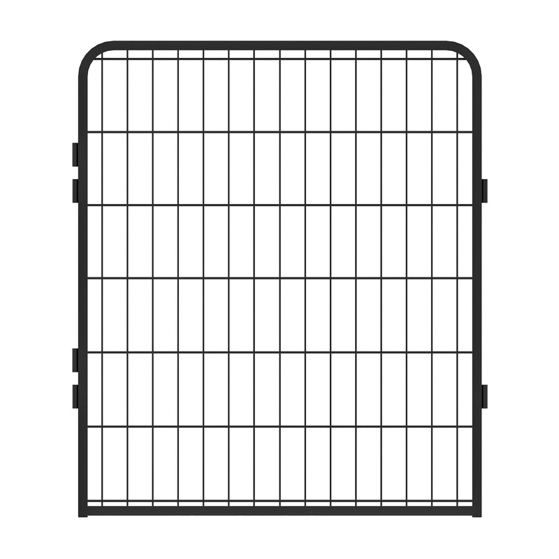16 Panels Heavy Duty Metal Playpen with door,31.7"H Dog Fence Pet Exercise Pen for Outdoor