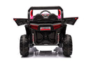 12V7A*1 30W*4 Four-Wheel Drive Seat One Button Start, Forward And Backward, High And Low Speed, Music, Front Light, Power Display, Two Doors Can Open, 2.4G R / C, Seat Belt Four Wheel Absorber by HouseOfZazla