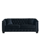 Modern Chesterfield Sofa With Tufted Backrest For Living Room by HouseOfZazla