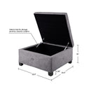 Aspen - Ottoman Soft Close Storage by HouseOfZazla
