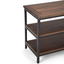 Skyler - TV Media Stand - Dark Cognac Brown by HouseOfZazla