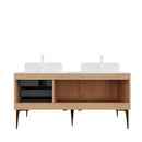 MUNIN 60" Bathroom Vanity with Sinks