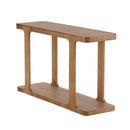 Console Table & Bottom Shelf - Walnut by HouseOfZazla