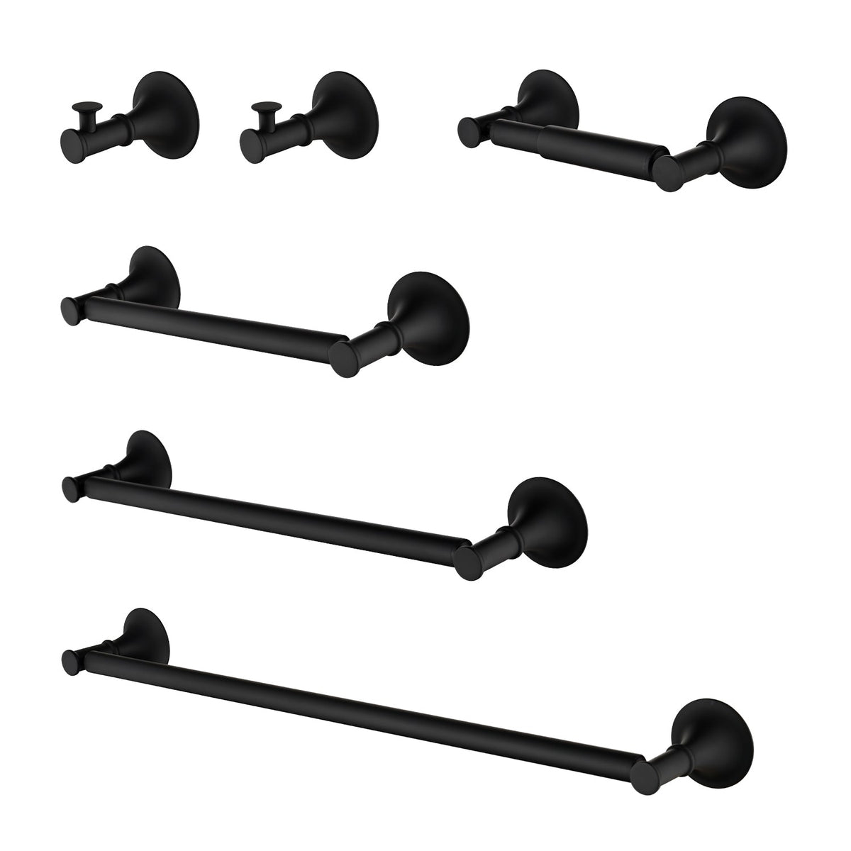 6 Piece Bathroom Accessories Set, photo 2 of 10