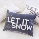 Nneka Let It Snow Lumbar Pillow