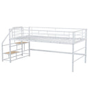 Loft Bed With Storage Stairs And Metal Frame by HouseOfZazla