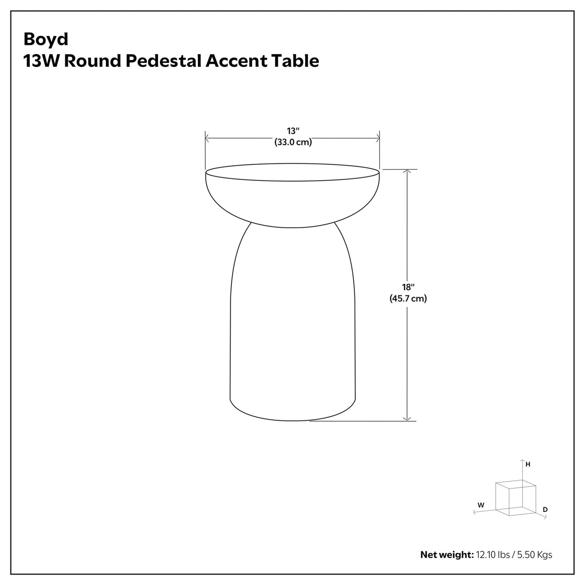 Boyd - V Chisel Accent Table - Black, photo 3 of 8