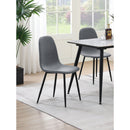 Jazmine - Upholstered Dining Chair (Set of 4) - Gray by HouseOfZazla