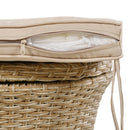 5 Pieces Patio Furniture Chair Sets, Patio Conversation Set With Wicker Cool Bar Table, Ottomans,Outdoor Furniture Bistro Sets for Porch,Backyard,Balcony,Poolside Brown