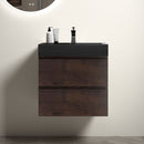Alice - Bathroom Vanity Wall Mounted With Sink, Large Storage Floating Bathroom Vanity For Modern Bathroom, One-Piece Sink Basin Without Drain And Faucet by HouseOfZazla