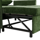 Loveseat Sofa Bed Sleeper With Reversible Backrest, Side Pockets, USB Ports, Phone Holder