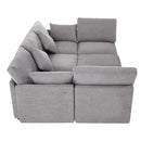 Sectional Sofa Modular U-Shaped With Ottoman & USB Ports