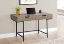 Computer Desk For Home Office, Laptop, Storage Drawers, Contemporary & Modern by HouseOfZazla