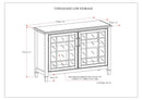 Connaught - Handcrafted Low Storage Cabinet