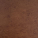 31.49'' Faux Burl Wood Pattern Round Coffee Table with Sturdy Pedestal