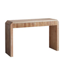 Rustic Modern Console Table With Drawer Storage - Natural Wood by HouseOfZazla