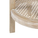 Bedford - Round Accent Table - Reclaimed Wheat by HouseOfZazla