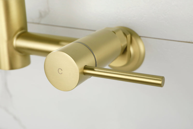 3 Functions Wall Mounted Bridge Kitchen Faucet