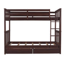 Bunk Bed With Ladders And 2 Storage Drawers by Unique Piece Furniture