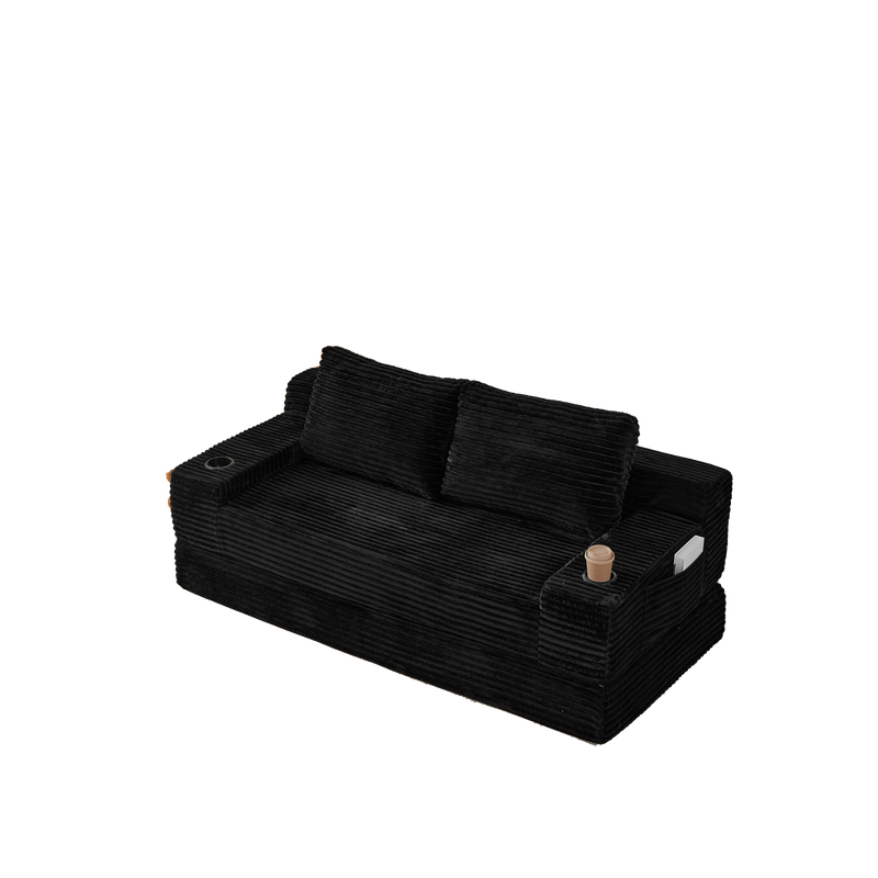 70.8-Inch Corduroy Two-in-One Sofa Bed, photo 3 of 8