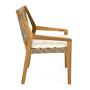 Outdoor Dining Set – Acacia Wood Stamford Table & Wicker Chairs