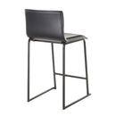 Mara - Upholstered Contemporary Counter Stool (Set of 2) by HouseOfZazla