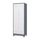 Lockers With Locking Doors, Adjustable Shelves, High Broom Tool Storage Cabinet by HouseOfZazla