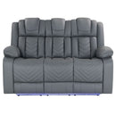 Raize - Power Living Room Set With Storage Console And Cup Holders by Unique Piece Furniture