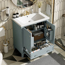 30" Bathroom Vanity With Sink Combo