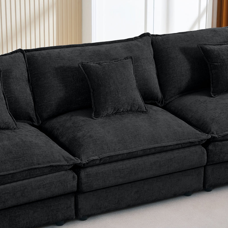 Modular Sectional Sofa - 102 Inch L Shaped Couch Set for Living Room, photo 6 of 10