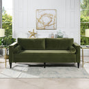 Nicholi - Mid-Century Modern Sofa - Olive Green by HouseOfZazla