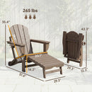 Stylish Folding Fire Pit Chair Set of 2