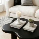 Cloud Shaped Coffee Table With 4 Round Legs