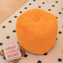 Giant Bean Bag Chair, Oversized Bean Bag Couch for Adults and Kids, Faux Fur Shell-Shaped Large Bean Bag Chair with Filler, Stuffed Big Accent Sofa Chair Floor Sofa for Gaming, Reading