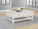 Payne 48-inch Mobile Lift Top Coffee Table Distressed White