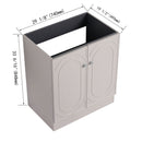 Modern Freestanding Bathroom Vanity With Soft Close Cabinet Doors by Unique Piece Furniture