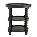 Round 3 Tiered Side Tabel, End Tabel For Lving Room Bedroom Entryway by HouseOfZazla