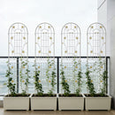 Metal Garden Trellis Rustproof Trellis For Climbing Plant Outdoor Flower Support by HouseOfZazla