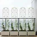 Metal Garden Trellis Rustproof Trellis For Climbing Plant Outdoor Flower Support by Unique Piece Furniture