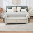 Storage Bench With Crystal Buttons And 1 Pillow For Bedroom by HouseOfZazla