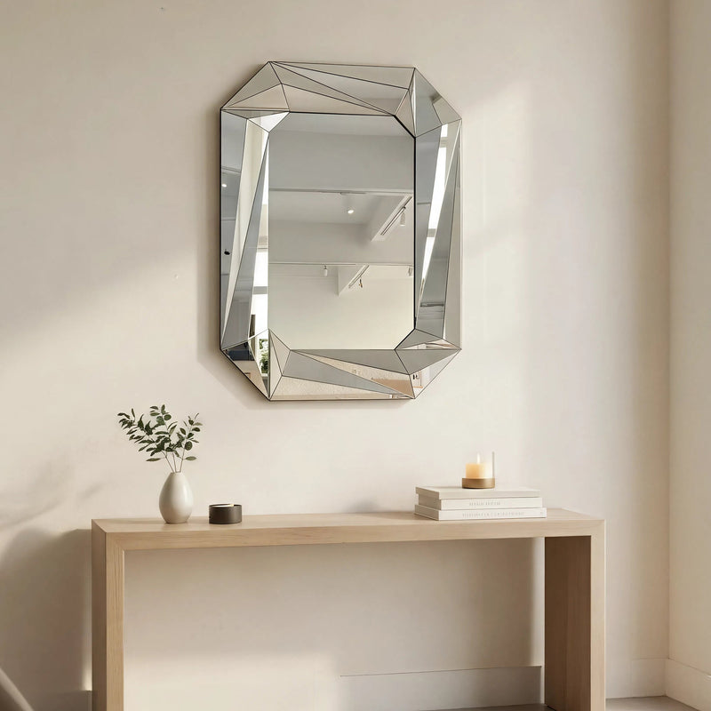 Diamond Shaped Large Wall Mirror, photo 3 of 10