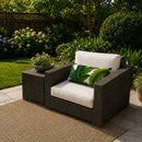 4 Pack Outdoor Lumbar Pillow with Inserts