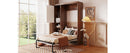 Murphy Wall Bed With Cabinet by HouseOfZazla