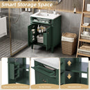 Bathroom Vanity With 2 Doors And Tip Out Drawer, Soft Closing Hinges by HouseOfZazla