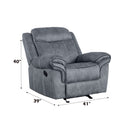 Zubaida - Two Tone Glider Recliner by Unique Piece Furniture