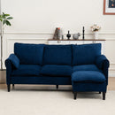 Convertible Combination Sofa With Footstools With Storage by Unique Piece Furniture